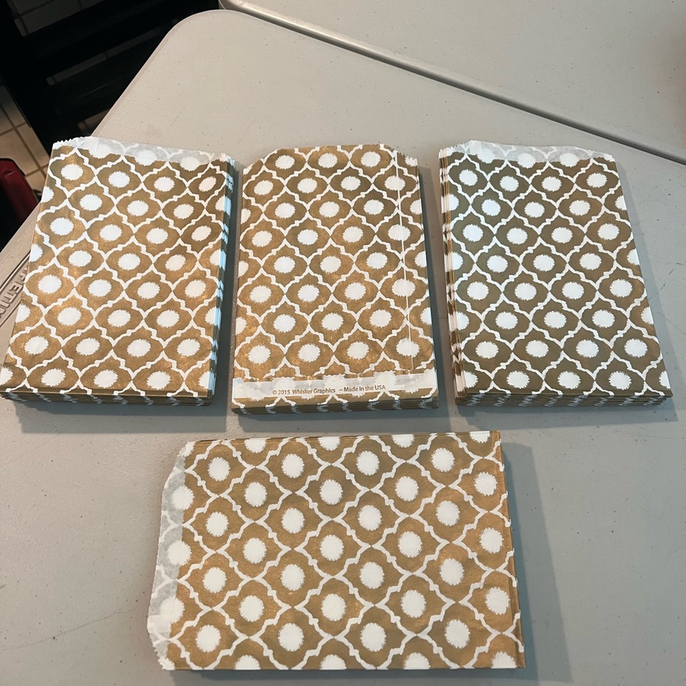 Set of Patterned Paper Bags. Good or other items 100 for 15.00